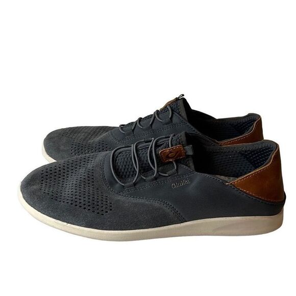 OluKai Other - OLUKAI men's Alapa‎ Li grey casual shoes sz 9 preppy walking comfort office